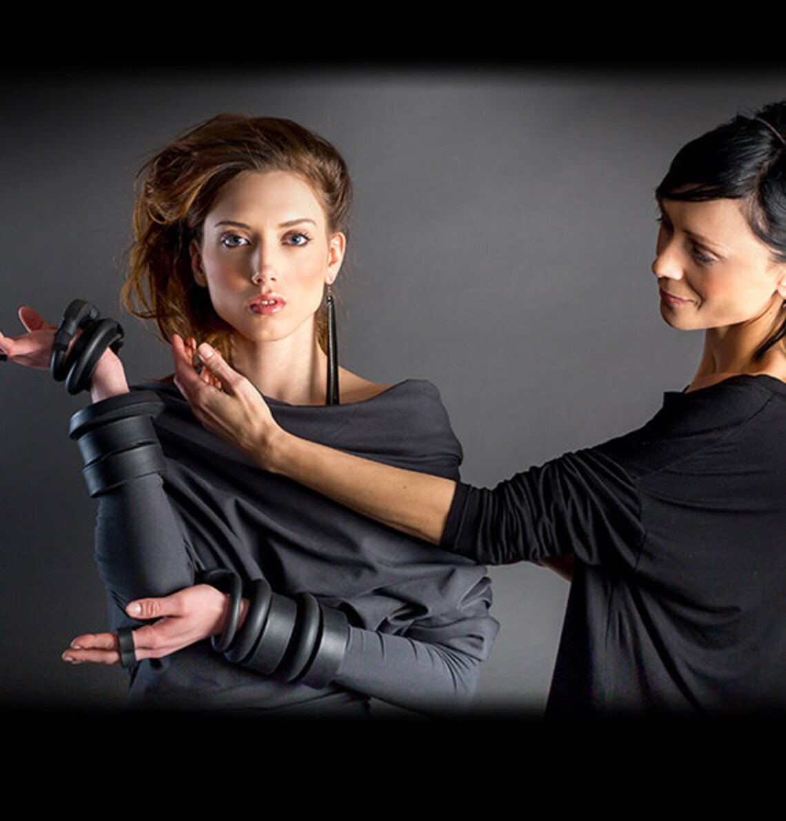 Rubber Black Bracelet 50x5 Foam Rubber Simple Shape Etsy