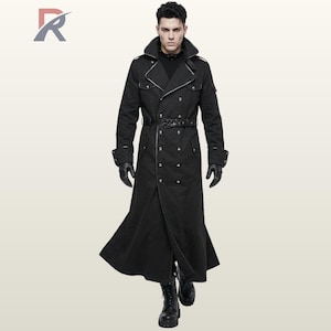 Glossy PVC Hooded Raincoat | Waterproof Vinyl Long Jacket - Etsy