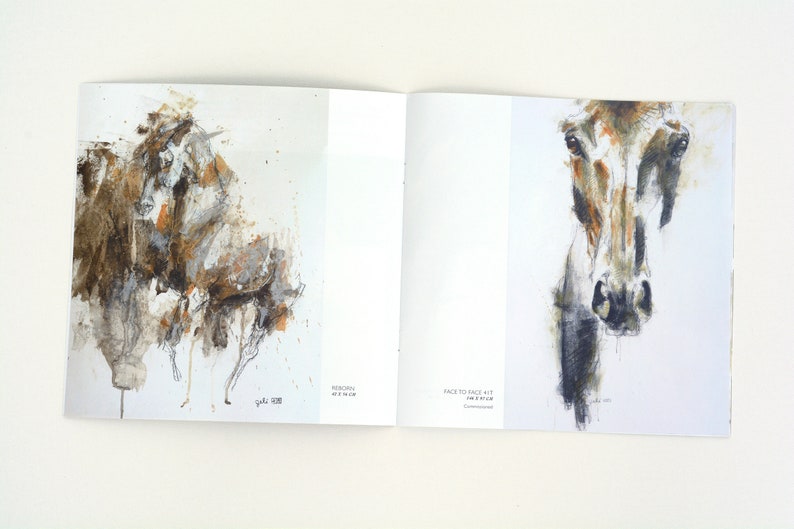 Art Brochure 2021 presenting a selection of recent paintings on the theme of the horse image 4