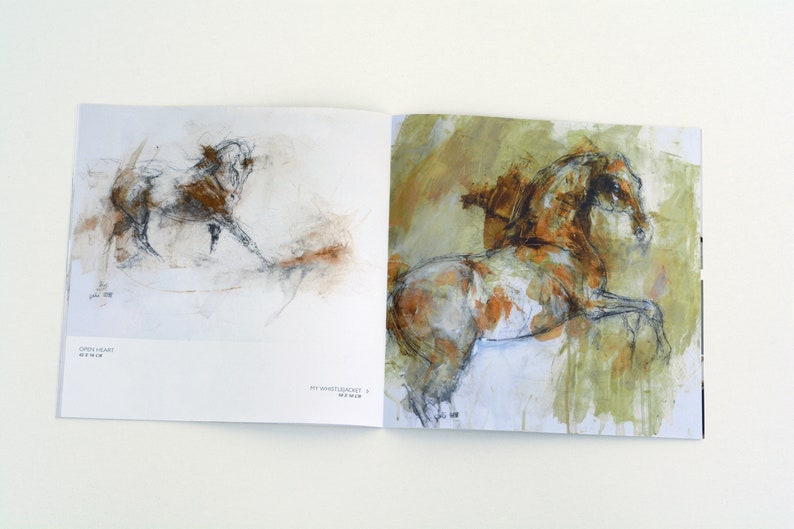 Art Brochure 2021 presenting a selection of recent paintings on the theme of the horse image 8