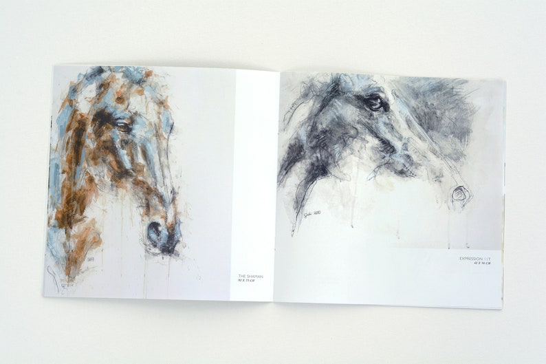 Art Brochure 2021 presenting a selection of recent paintings on the theme of the horse image 5