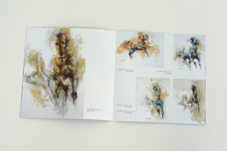 Art Brochure 2021 presenting a selection of recent paintings on the theme of the horse image 6