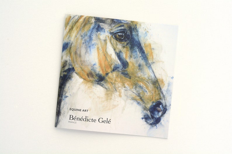 Art Brochure 2021 presenting a selection of recent paintings on the theme of the horse image 1