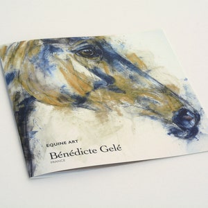 Art Brochure 2021 presenting a selection of recent paintings on the theme of the horse image 2