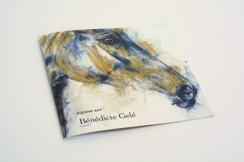 Art Brochure 2021 presenting a selection of recent paintings on the theme of the horse image 2