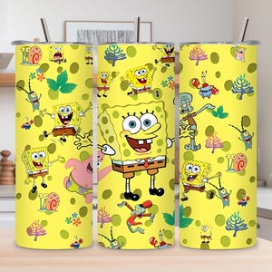 SpongeBob 20oz beker wrap | Dynamic Hero-png (digitale download)