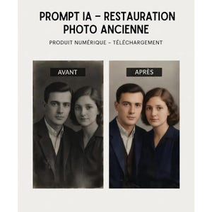 Profesjonalna aplikacja Prompt AI przywraca stare, uszkodzone zdjęcia