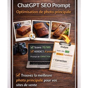 Prompt ChatGPT – メイン写真の監査と最適化 | 商品画像を改善する（デジタルツール）