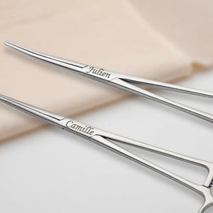 Kocher forceps - Personalized engraved name clamping forceps - Nurse Doctor Veterinarian gift - Stainless steel engraved tool