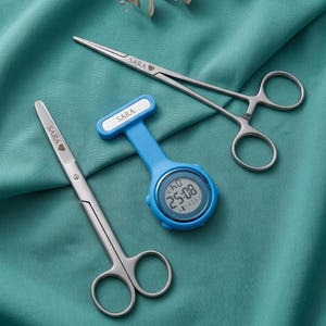 Custom Engraved Nurse Kit Name | Scissors Kocher Forceps Watch | IDE Nurse Graduation Gift
