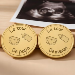 Personalized Gold Token – Engraved Message or Date – Meaningful Gift