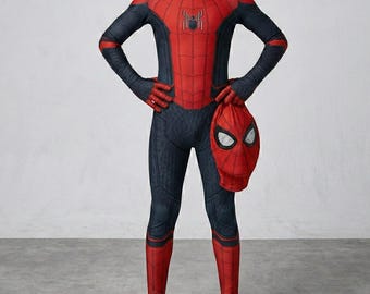Disfraz de Spiderman para niños, mono de superhéroe para cosplay, mono para fiesta de Halloween y carnaval.