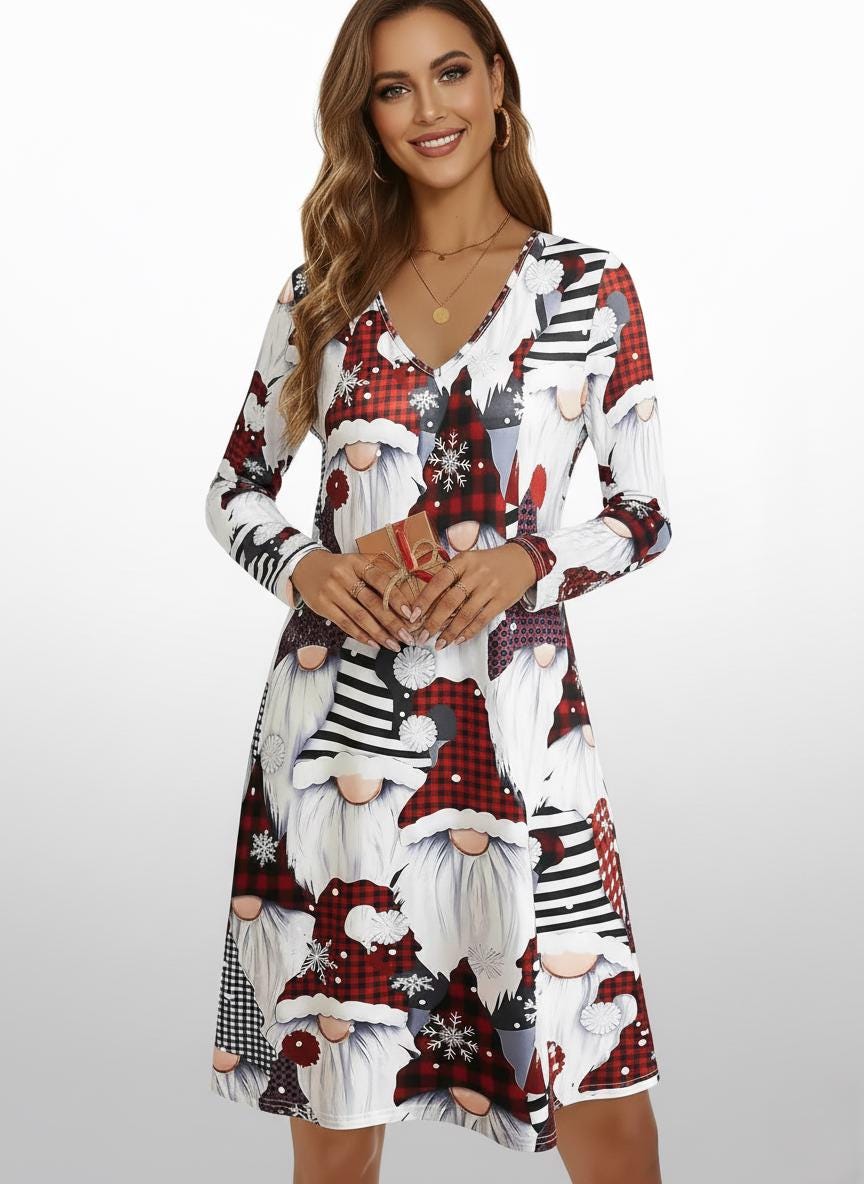 sachin and babi light blue dress French Apricot Yellow O-Neck Print Tunic Bow Chiffon Holiday Maxi Dresses  Spring main image 1