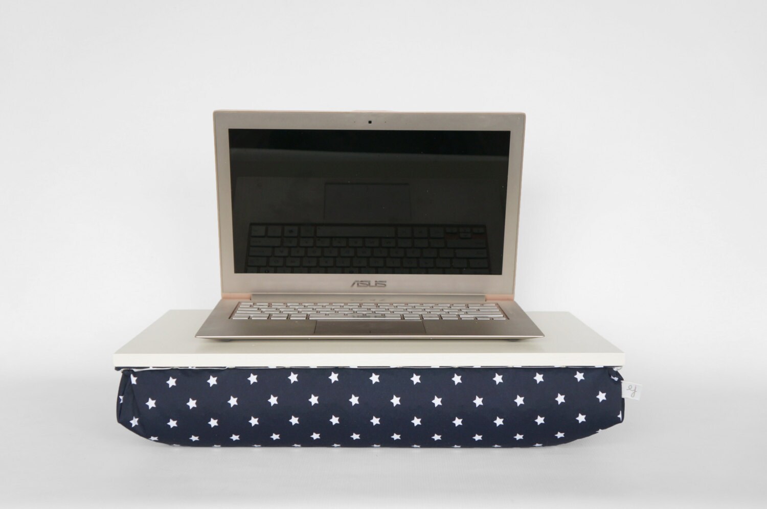 Laptop stand with comfortable pillow lap desk ivory tray Etsy
