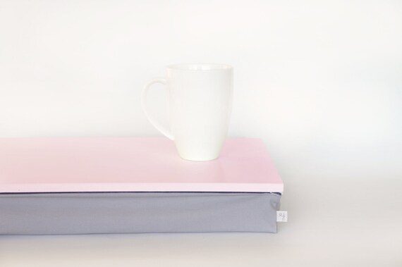 Bed Tray With Pillow Or Laptop Lap Desk Pastel Pink With Etsy
