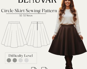 Circle Skirt Sewing Pattern