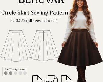 Circle Skirt Sewing Pattern