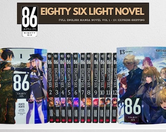 86 EIGHTY SIX Light Novel Vol 1 - Vol 12 Full Set / Loose English