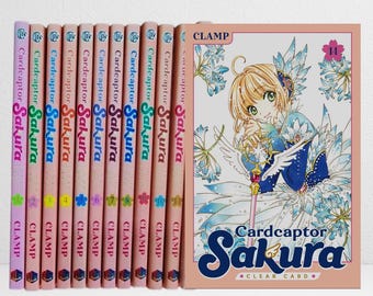 Cardcaptor Sakura Clear Card Manga Volume 1-14 English Version