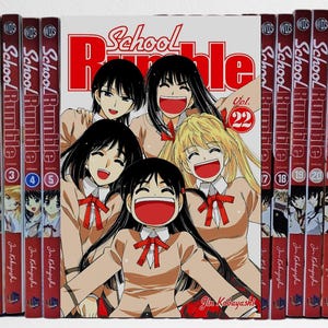 SCHOOL RUMBLE Manga Vol 1 - Vol 22 (end) Full Set Comic English