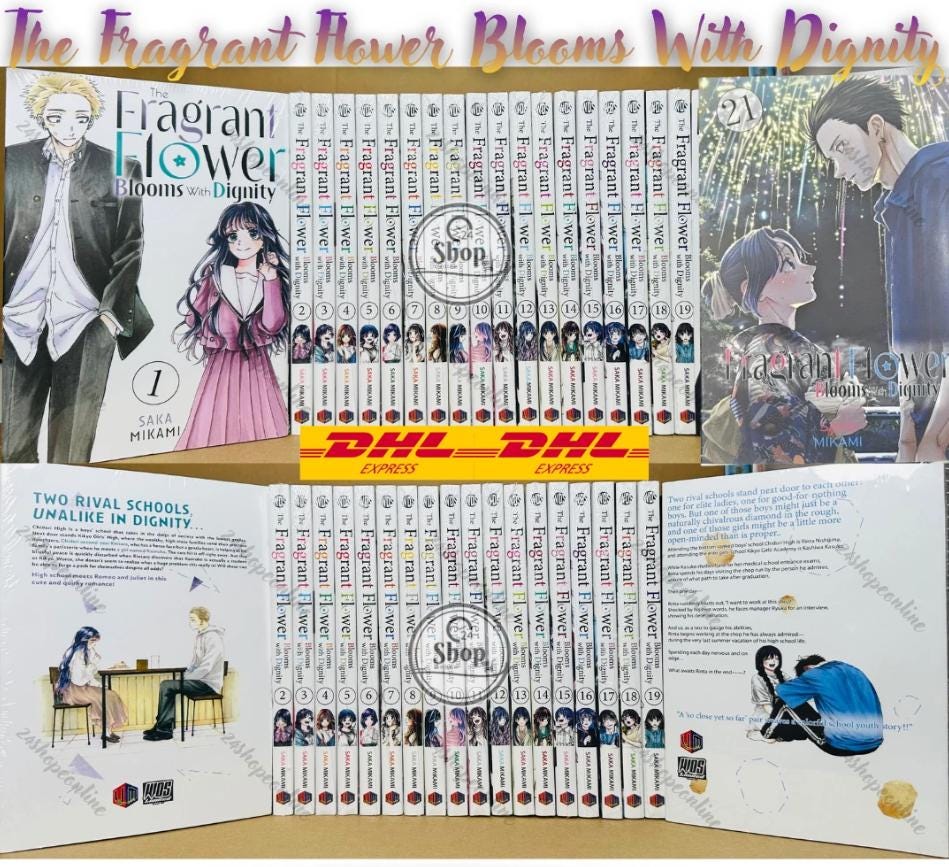 The Fragrant Flower Blooms Manga Vol 1-21 English Version [full