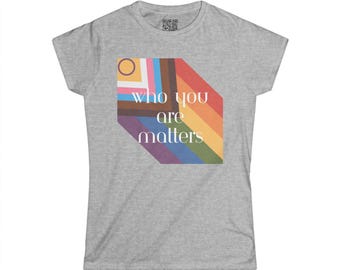 Camiseta "Quién eres importa"