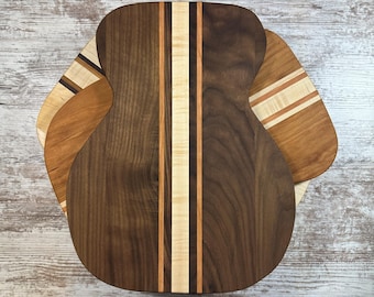 Acoustic guitar cutting board The perfect gift for any musician