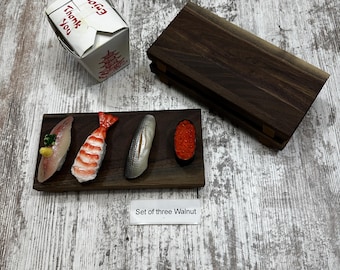 Hardwood Sushi tray sets