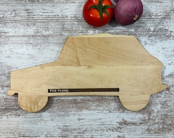 VW Thing wood cutting board in Maple hardwood, Great gift, Made to use Made to last, Classic Volkswagen