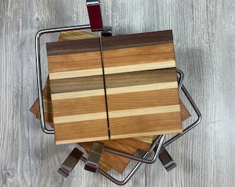 Unique Wooden Wire cheese cutters, Many to choose from, Great gifts