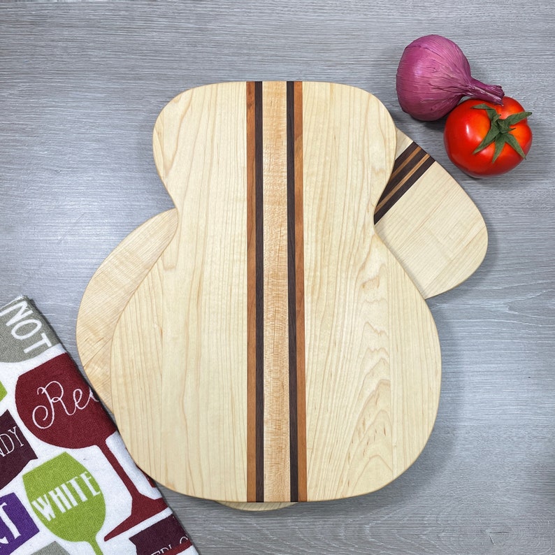 Acoustic Guitar Cutting Board the Perfect Gift for Any Etsy