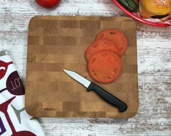 Your knives will be happy with this true butcher block