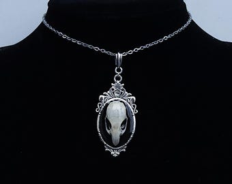 Skull Pendant | Bone Pendant | Bone Jewelry | Gothic Pendant | Oddity Curiosities Jewelry | Witchy Pendant | Bone Choker | Skull Jewelry