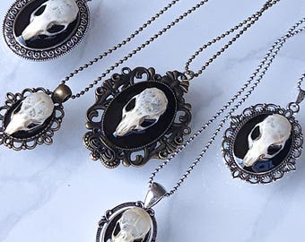 Skull Pendant | Bone Pendant | Bone Jewelry | Gothic Pendant | Oddity Jewelry | Witchy Pendant