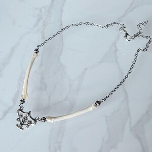 Bone Necklace | Bone Pendant | Bone Choker | Gothic Natural Necklace ...