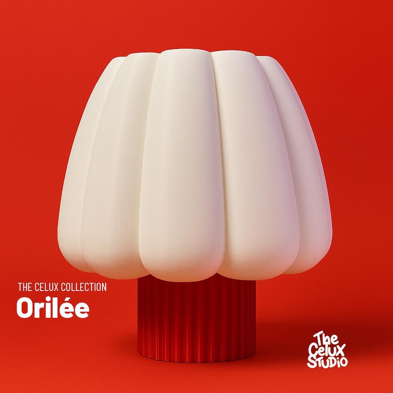 Orilée – モダンでスタイリッシュなテーブルランプ | 3Dプリント可能なSTLファイル 画像 1