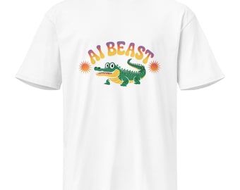 ai beest "retro reptiel ai" | Uniseks T-shirt