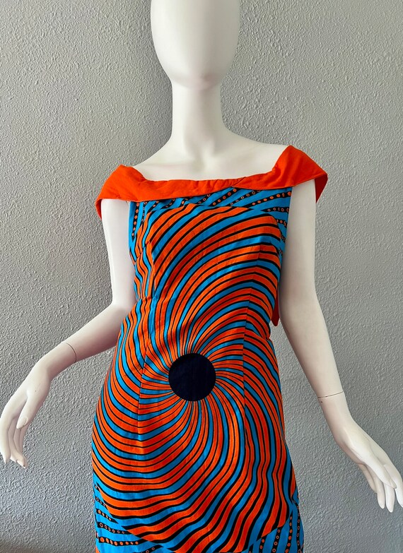 Vintage Bold Colorful AVANT GARDE African Boho Tr… - image 5