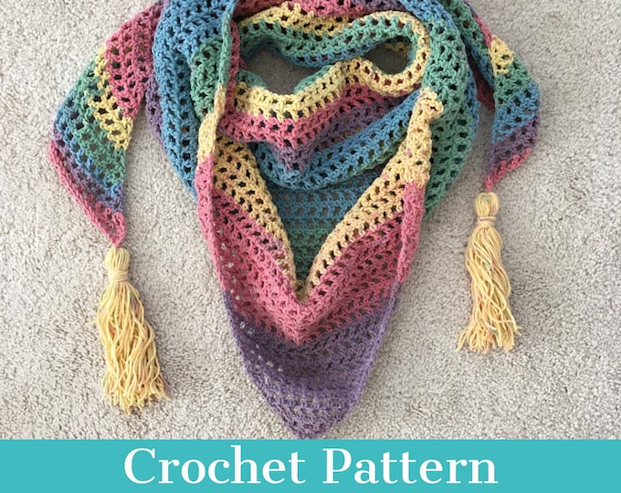 Sweet Summertime Shawl Crochet Pattern