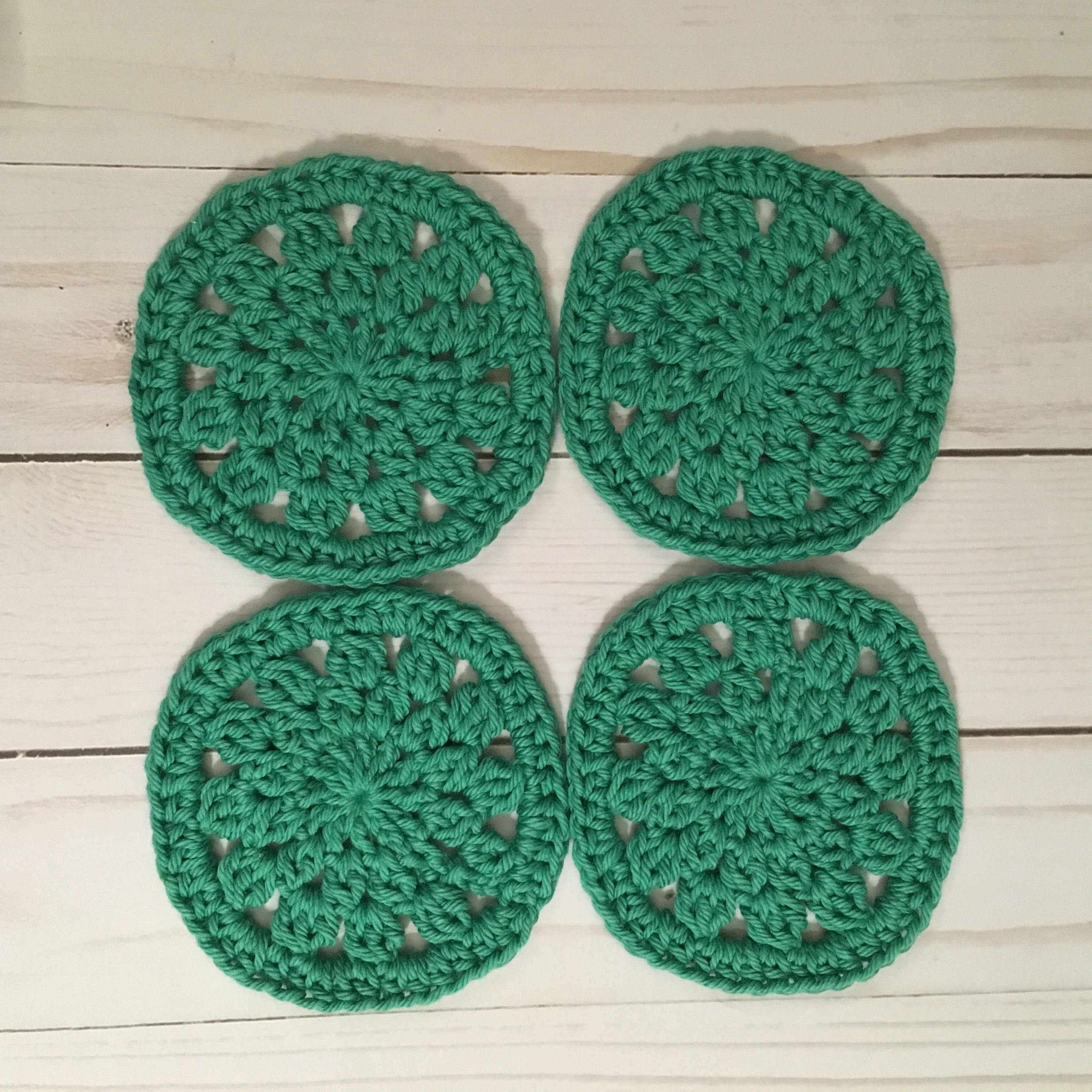 Grey - Handmade Cotton Coasters (Set of 2) 134