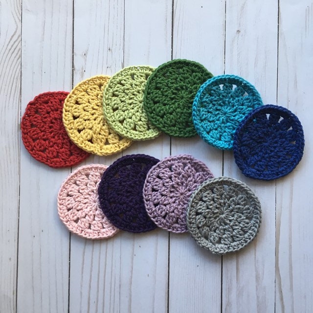 Coaster Set 100 Cotton Crochet Coasters