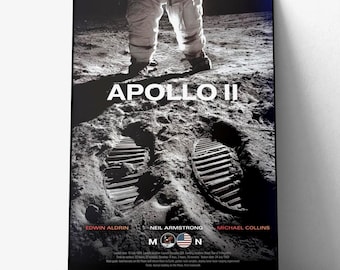 ニール・アームストロングの言葉プリント：アポロ11号、宇宙アート