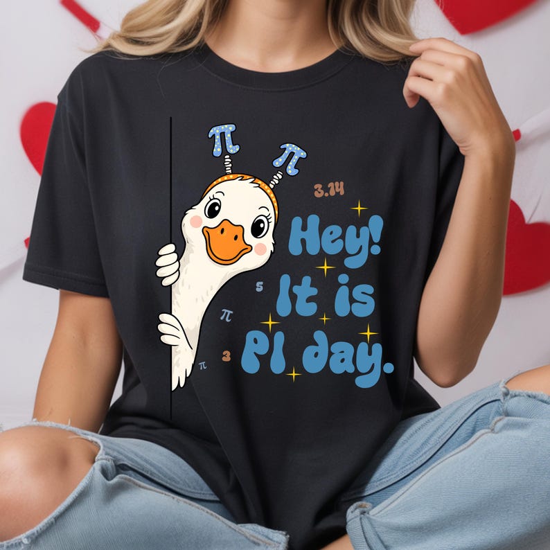 Pi Day Teacher PNG, Goose Math Design, March 14 Pi Day Outfit, Math ...