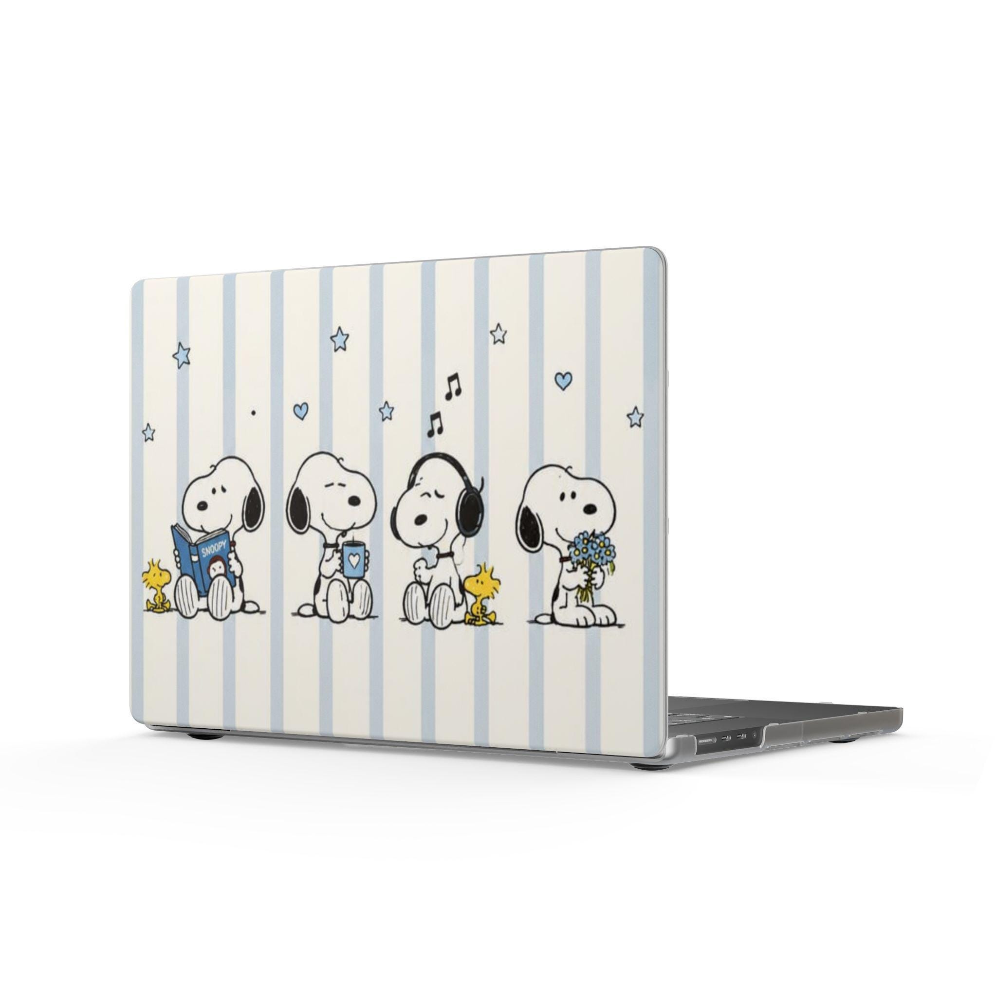 Snoopy and Woodstock Strip Illustration Matte MacBook Case Cartoon Peanuts Laptop Skin