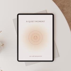 Digital Morning & Evening Journal | Undated Well-Being Practice | Based on Psychology | GoodNotes | Notability | iPad | Printable