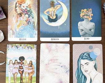 Oracle Card - 60-Piece Deck for Self-Reflection & Spiritual Guidance