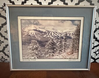 Steve Tohari Breckenridge Colorado Photograph | Vintage Ski Resort Winter Landscape Print
