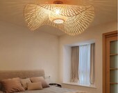 High Quality-Wicker Pendant Lamp,Bamboo Lamp,Bamboo Pendant Light,Rattan Pendant Light,Rattan Lampshade,Rattan Lamp Shade,Rattan Basket Lamp