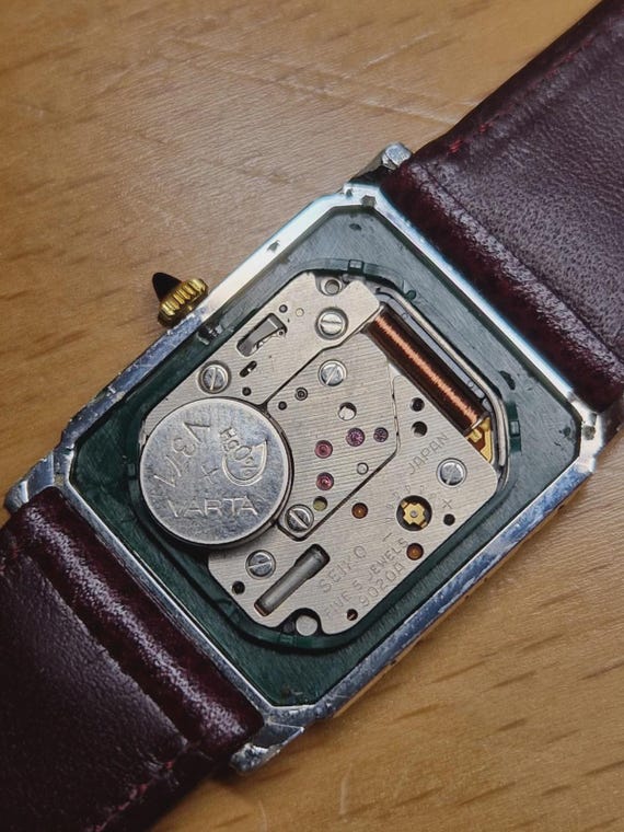 SEIKO TANK Vintage Watch (ref. 9020-5020, Caliber 9020A)- 1983s - Etsy