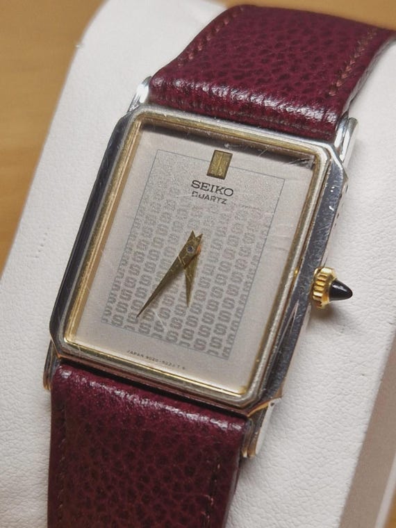 SEIKO TANK Vintage Watch (ref. 9020-5020, Caliber 9020A)- 1983s - Etsy